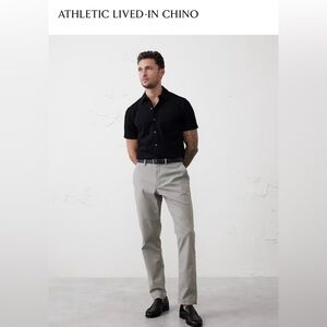 NWT Banana Republic Men’s Athletic Lived-In Chino - Cliff Gray, 29x32